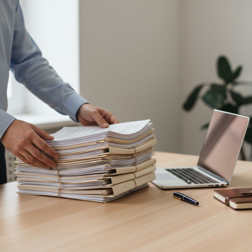 Gather the case details and supporting records